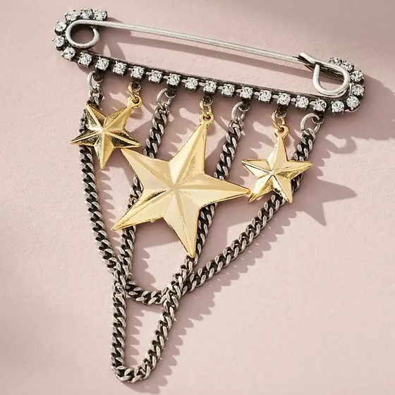 star pin brooch