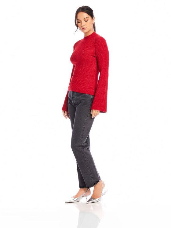 brielle flare sleeve sweater