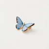 blue enamel butterfly brooch