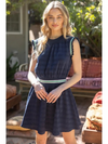 the robin dress in navy