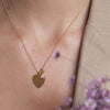 love token inital necklace