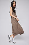 jane midi dress in olive