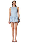 tamara dress in stone blue