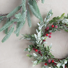  faux holiday wreath