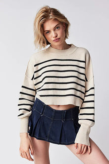  easy street striped crop