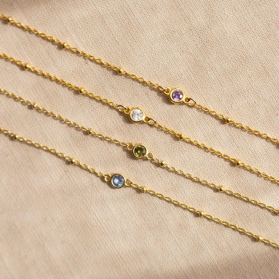 birthstone necklaces