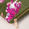 wild tiger everyday pouch - fern green