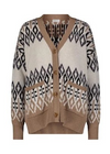 cotton cashmere fair isle cardigan