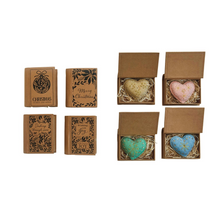  wool heart ornament in box