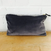 Velvet Zipper Clutch