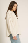 chiara cozy collared pullover