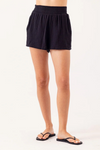 zora shorts in black