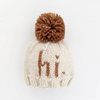 hi. handknit baby beanie