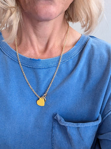  the Findlay Fan love struck necklace in yellow