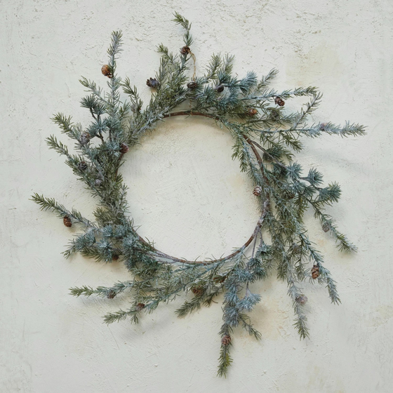 faux spruce wreath