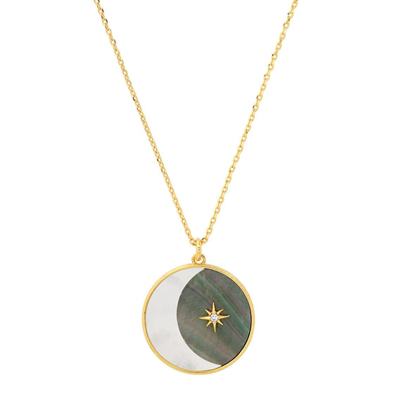 nightmood crescent pendant