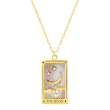  the moon tarot necklace