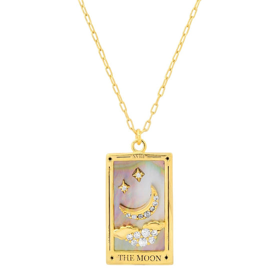 the moon tarot necklace