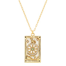  the wheel tarot necklace