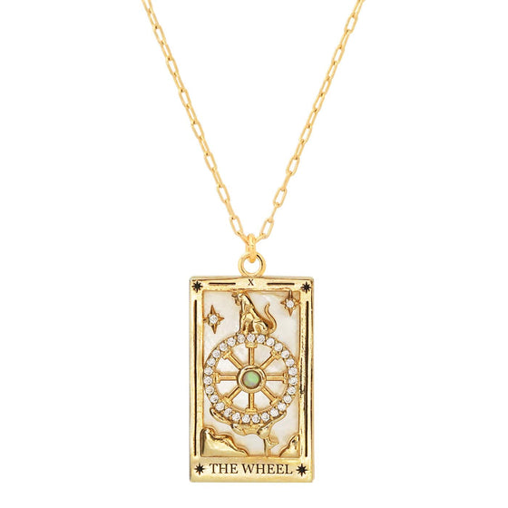 the wheel tarot necklace