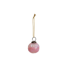  pink mercury glass ball ornament