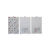 holiday scene cotton tea towel