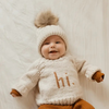 hi. baby crew neck sweater