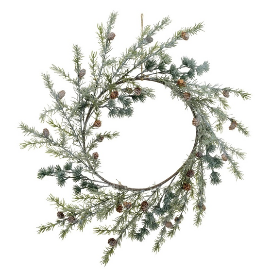 faux spruce wreath