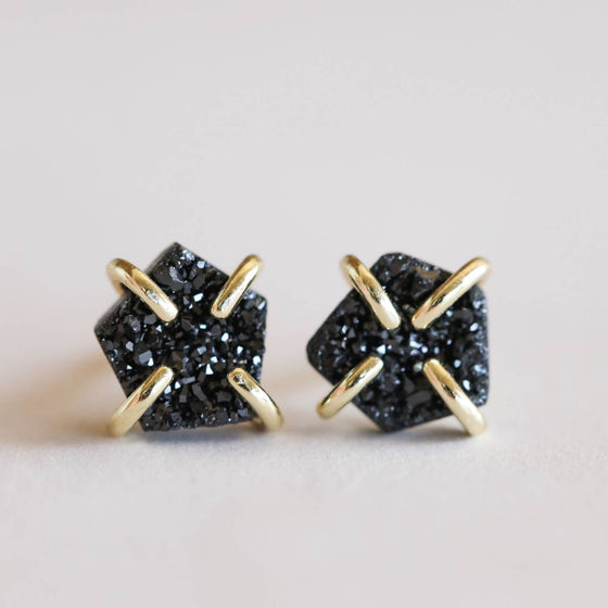 druzy prong - black